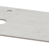 Столешница Керамогранит - 80 см серый Роял