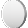 PLUTO - Зеркало 600х600 круглое Nimbus 6 (платина) нейтр.св. сенсор на зеркале