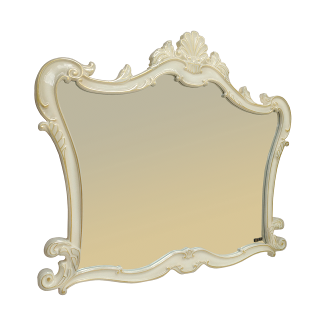 Bianco -100 Зеркало беж. сусальное золото