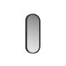 SATURN - Зеркало 500х1150 овальное Drom 1 (черный) нейтр.св. сенсор на зеркале