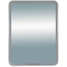 3 Неон - Зеркало LED  600х800 сенсор на корпусе (с круглыми углами) О