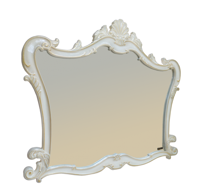Bianco -120 Зеркало белое сусальное золото