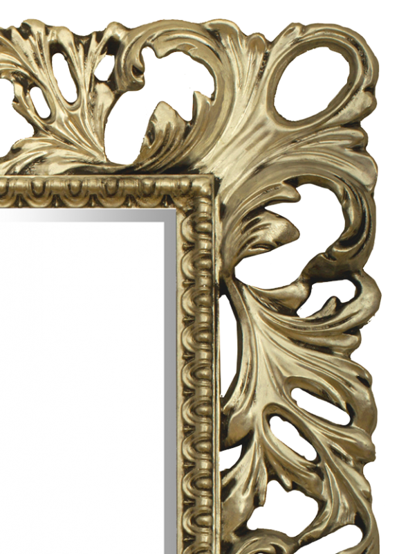 Аврора R.0021.BA.ZF.col 142 Зеркало (золото, прямоугольное)