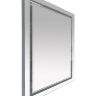 2 Неон - Зеркало LED 1000х800 клавишный выключатель (двойная подсветка)