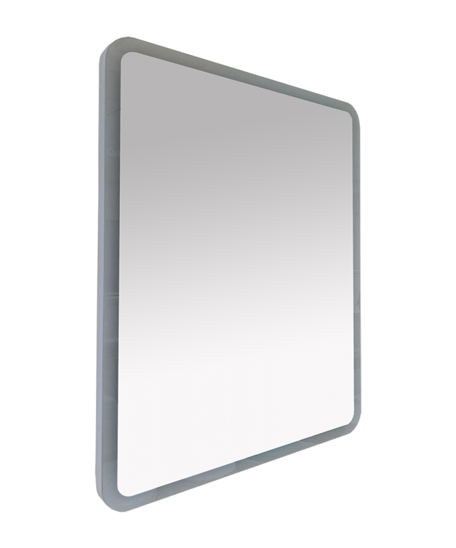 3 Неон - Зеркало LED 1000х800 сенсор на корпусе (с круглыми углами)